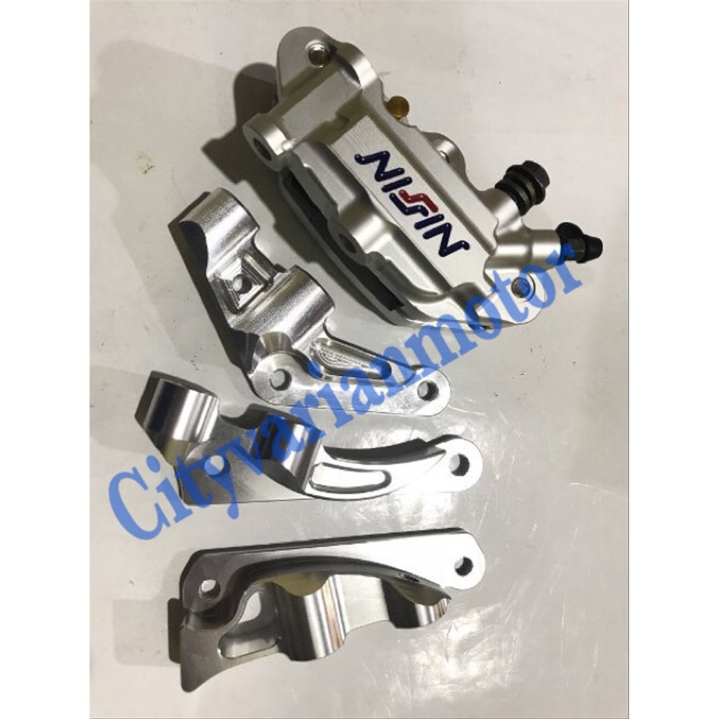 KALIPER NISSIN PLUS BREKET KALIPER MONOBLOK BEAT SCOOPY VARIO MI