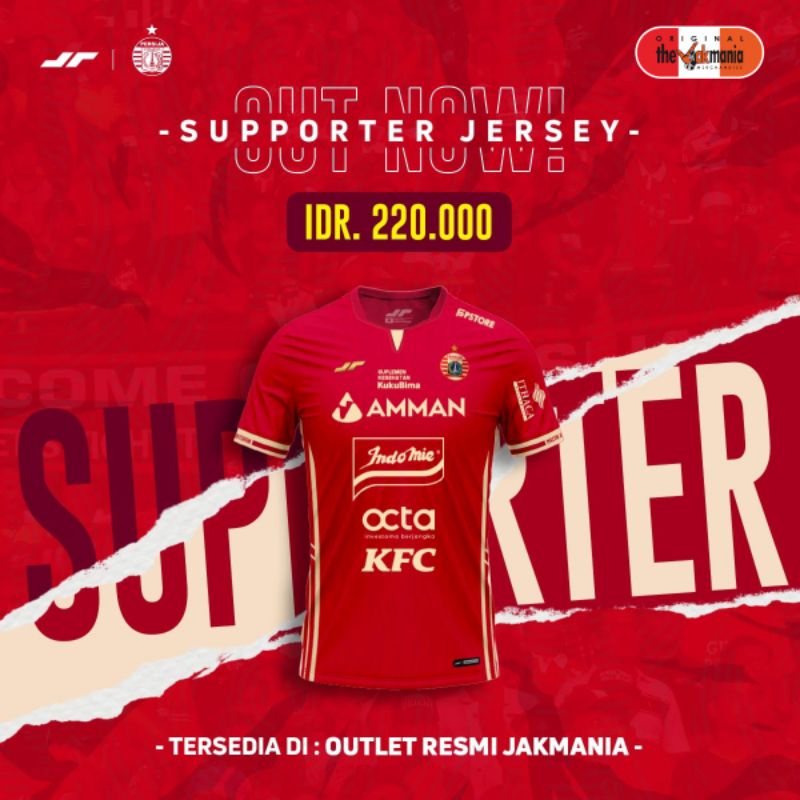 Jual Jersey Supporter Version Persija Shopee Indonesia