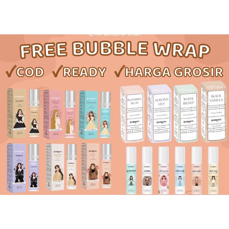 BPOM PARFUM GEAMOORE/PERFUME BADAN DAN MISS V Geamore/minyak wangi harum termurah best seller