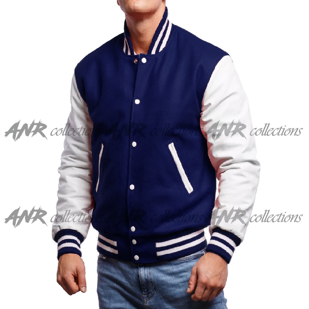 Jaket Baseball Varsity Kancing Pria Wanita | Jaket Sweater | Jaket Cowok Keren | Jaket Fleece