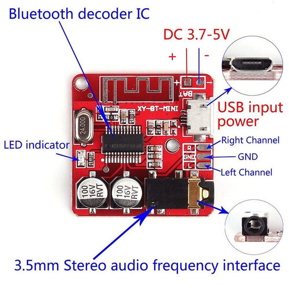 XY-BT-Mini Bluetooth MP3 Lossless Decode Bluetooth Audio Receiver Board