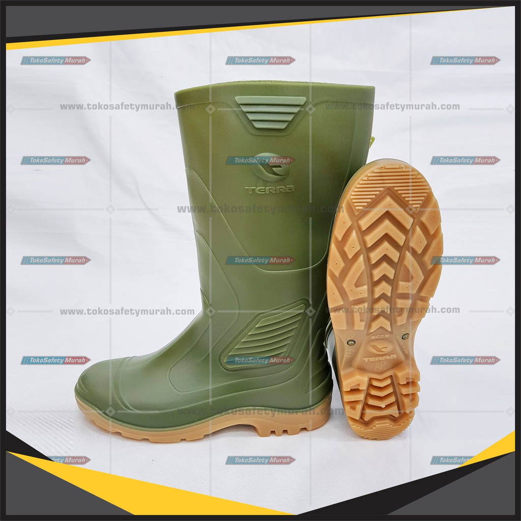 Sepatu Boot AP Terra Eco 3 Anti  Air  Anti  Licin Tinggi 