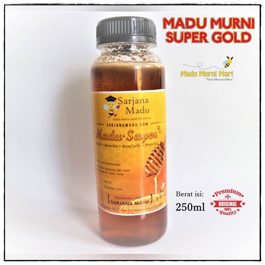 

Madu Super 100% Asli Fresh 250ml