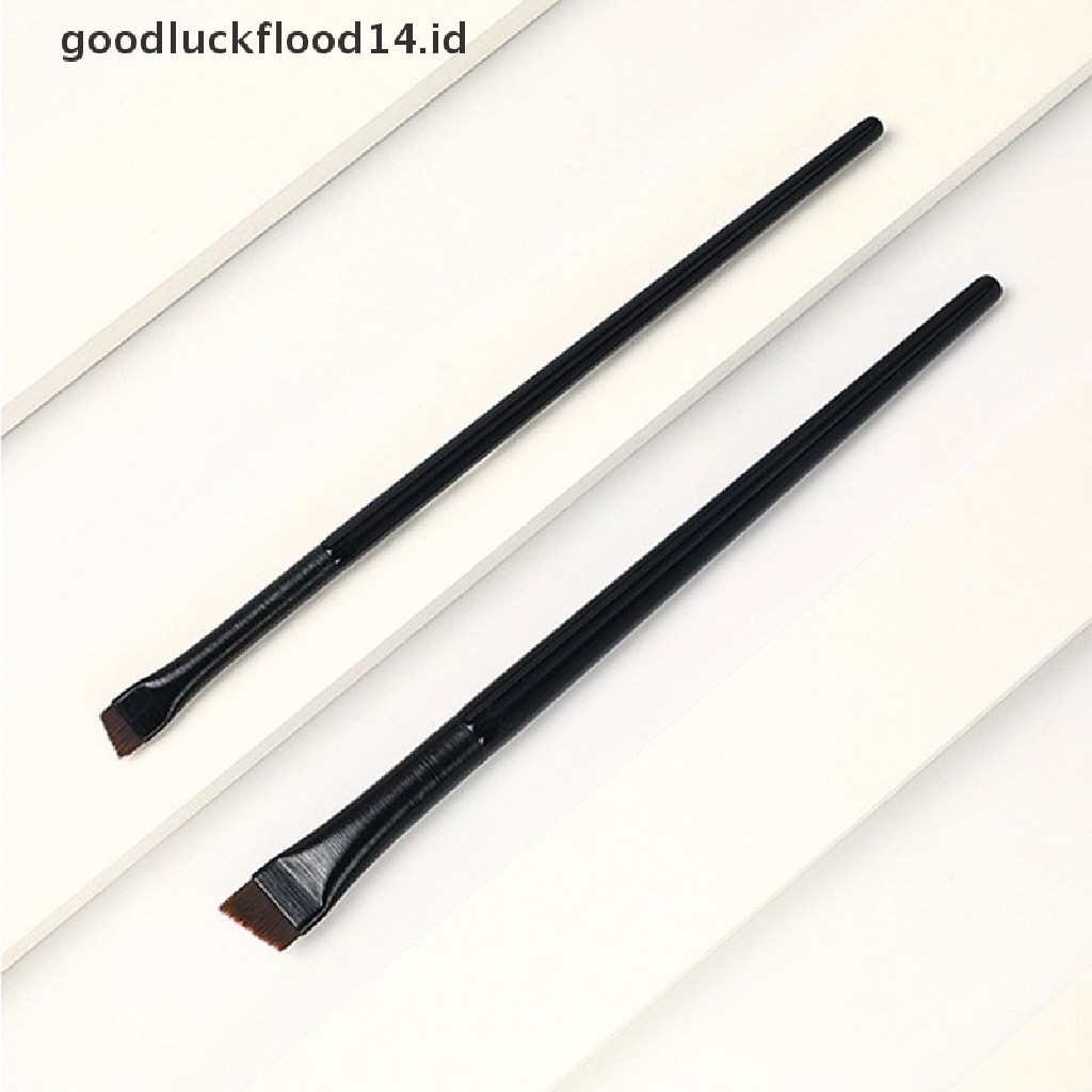 [OOID] Super Thin Eyebrow Brush Eyeliner Brush Synthetic Hair Angled Sharp MakeUp Tools ID