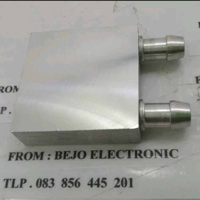 water block 40x40mm waterblock untuk peltier block pendingin peltier