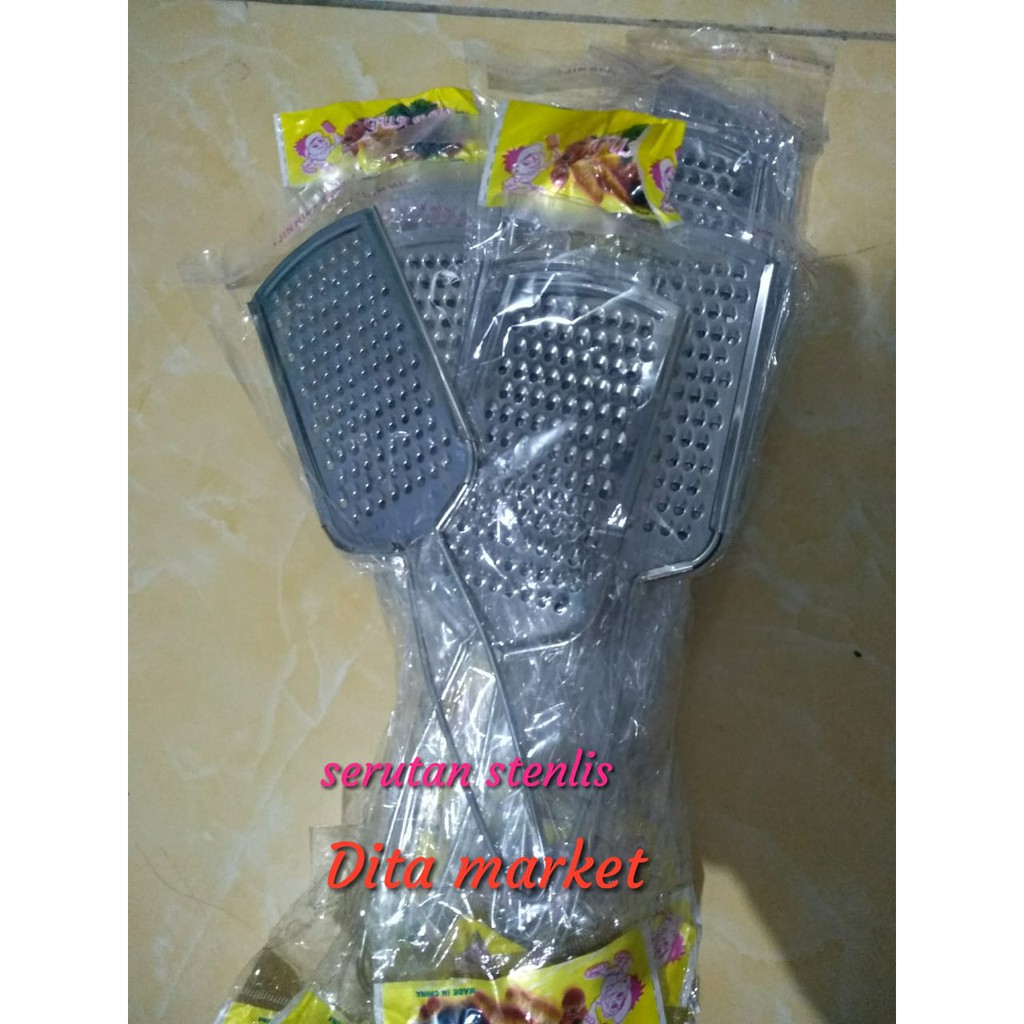 Parutan Keju Stainless Steel Alat Parut Coklat Wortel Kentang Sayur Grated Cheese