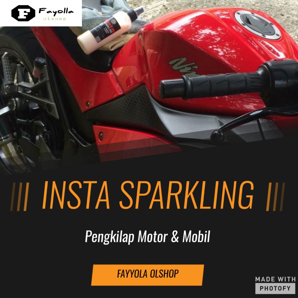 Pengkilap Body Motor Doff &amp; Gloss / Insta Sparkling 100ml