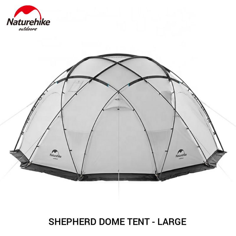 TENDA DOME NATUREHIKE SHEPHERD LARGE NH21ZP012 DOME TENT 4 SEASONS WATERPROOF SNOW TENDA MUSIM DINGI