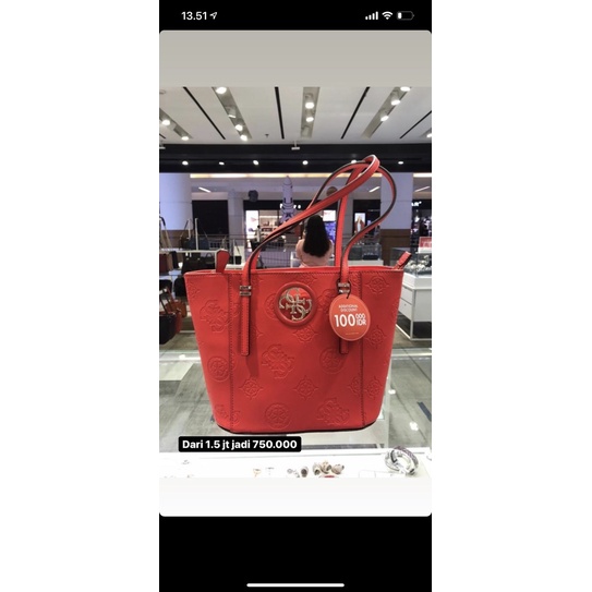 Jastip Tas guess merah
