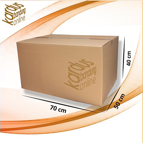 Kardus Box Karton Dus Kotak Packing Polos Besar Jumbo 70x50x40 Tebal 4 Mm Shopee Indonesia