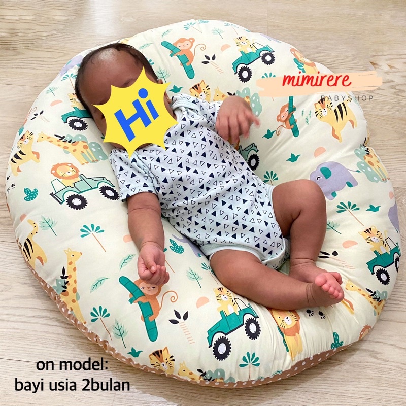 Sofa Bayi Multifungsi / Sofa Belt / Sofa Sabuk / Newborn Lounger / Kasur Bayi Empuk