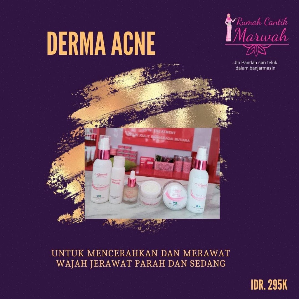 MARWAH SKINCARE  PAKET DERMA ACNE