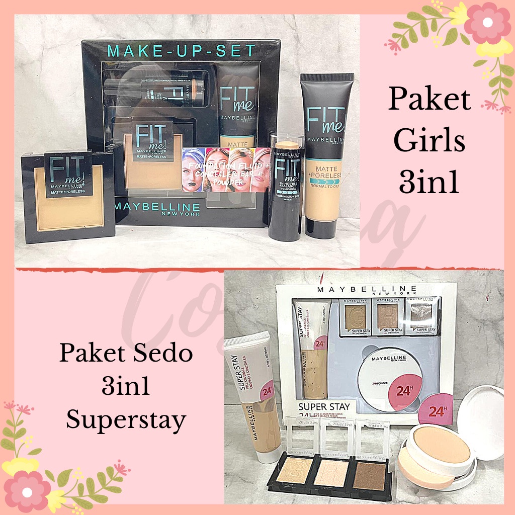 PAKET 3in1  MAYBELINE GIRLS