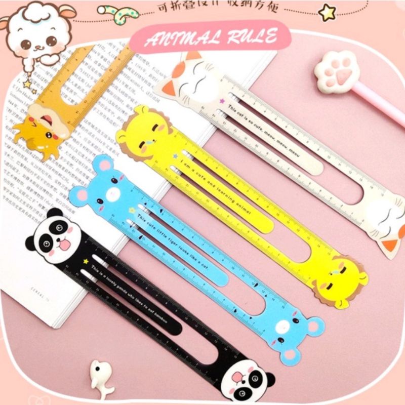 

Penggaris Motif Animal Lucu Karakter Animal