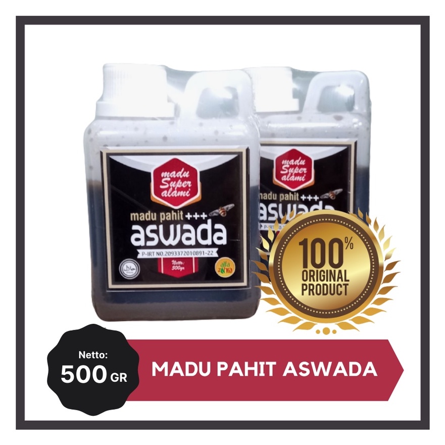 

MADU PAHIT ASLI MADU HITAM PAHIT ASWADA 500GR MADU DIABETES