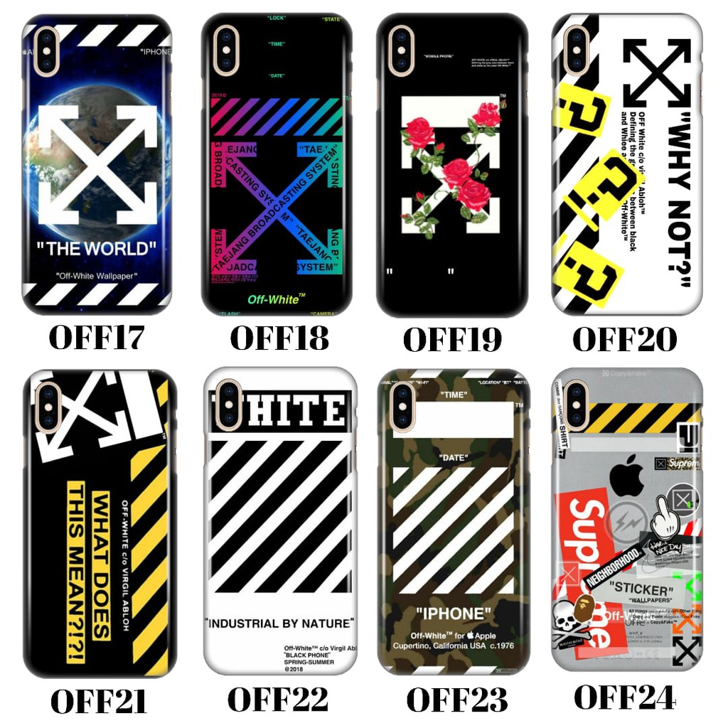 off white custom case redmi 9t,redmi 9a,redmi 9c,redmi 9,redmi note 9,redmi note 9 pro casing glass