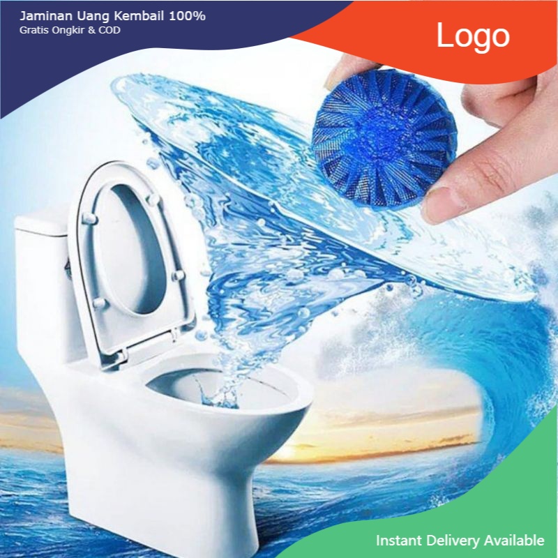 Tablet Biru Pembersih kloset/Tablet toilet penyegar toilet 50gr/pembersih toilet anti jamu anti bakteri/Pembersih Penyegar Kloset Toilet Bentuk Tablet ANTI BAU pengharum WC kamar PADMA