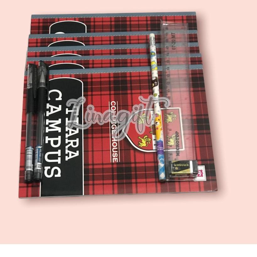 

Hot Sale ALAT TULIS SEKOLAH CUSTOM / PAKET BELAJAR/ SEKOLAH LENGKAP EKONOMIS/ STATIONERY SET 5 ✔