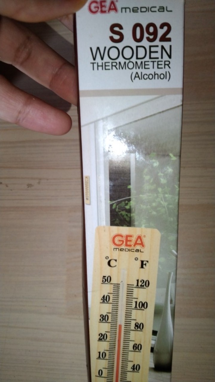 Termometer Ruangan Kayu