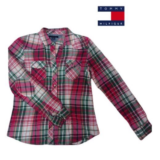kemeja wanita tommy hilfiger trift import