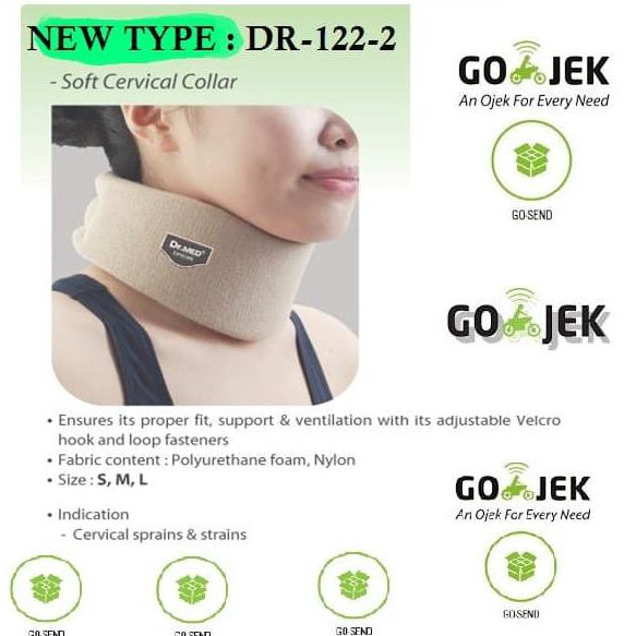 BEST SELLER Dr. MED (DR-122-1)  Soft Cervical Collar DX201