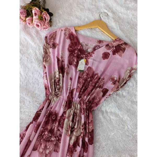 Daster homedress/daster karet pinggang kekinian