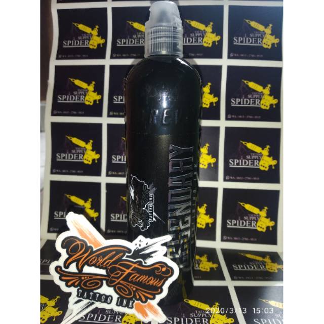(ORIGINAL) tinta tattoo world famous legendary ( Rebotol 5ml,15ml & 30ml )