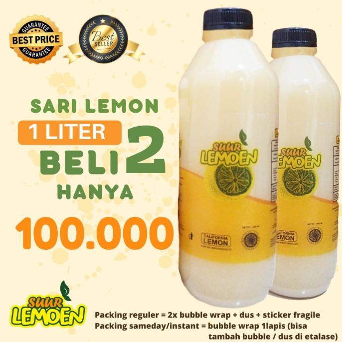 

Sari Lemon Murni California 1L 1000 ml by Suur Lemoen