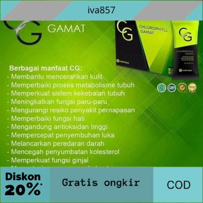 

PROMO CG 2box GRATIS ONGKIR