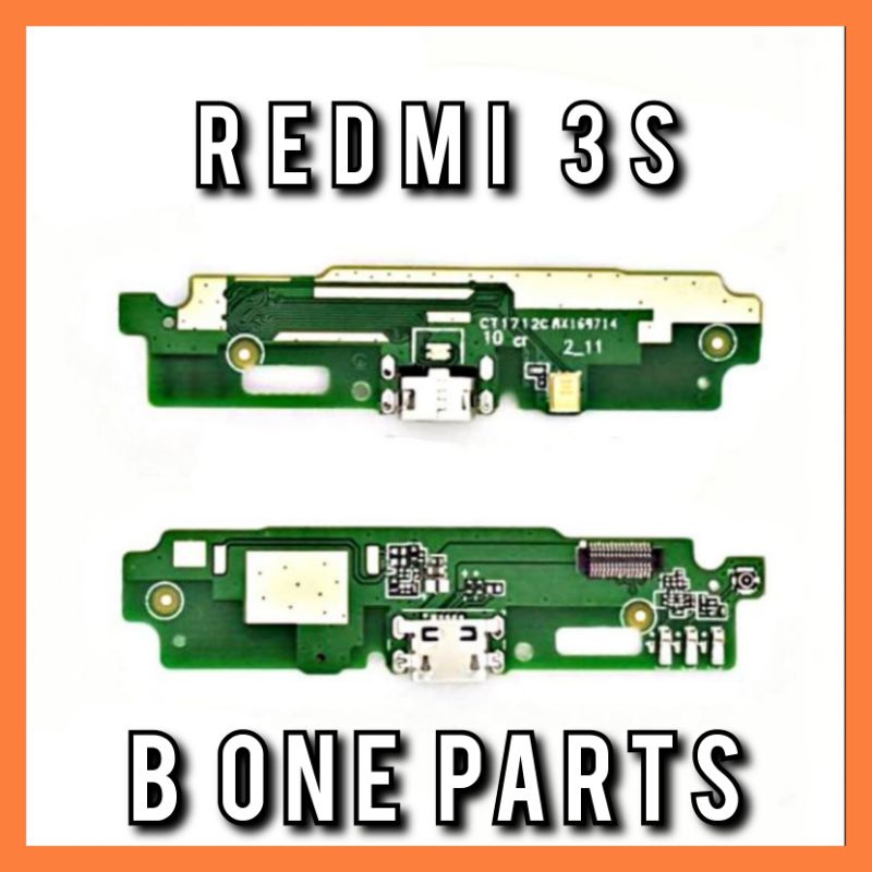 BOARD PAPAN CAS KONEKTOR CONEKTOR CHARGER XIAOMI REDMI 3S PLUG IN MIC ORIGINAL