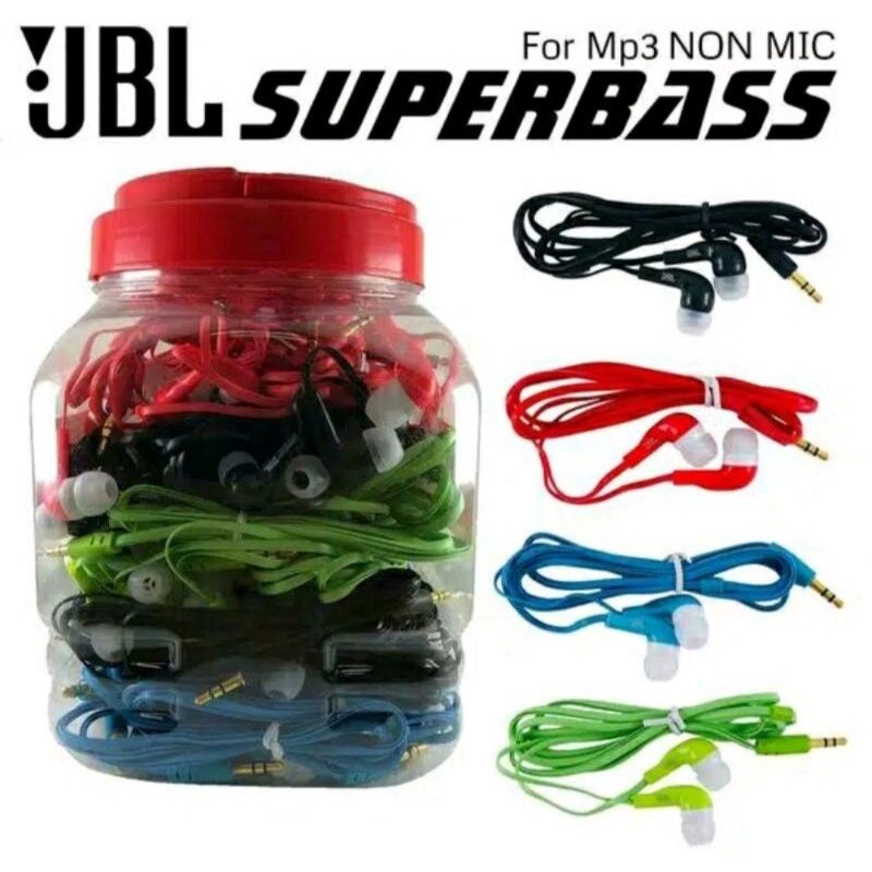 Headset Handset Handsfree MP3 JBL SuperBass No Mic