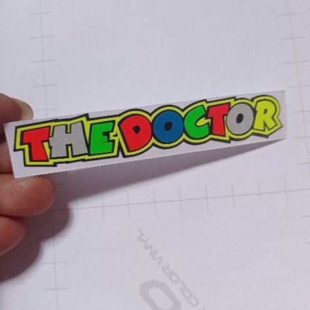 STICKER THEDOCTOR VALENTINO ROSSI CUTTING