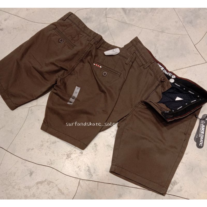 Celana Pendek Chino Juice Ematic Original Mwst Invinity Brown
