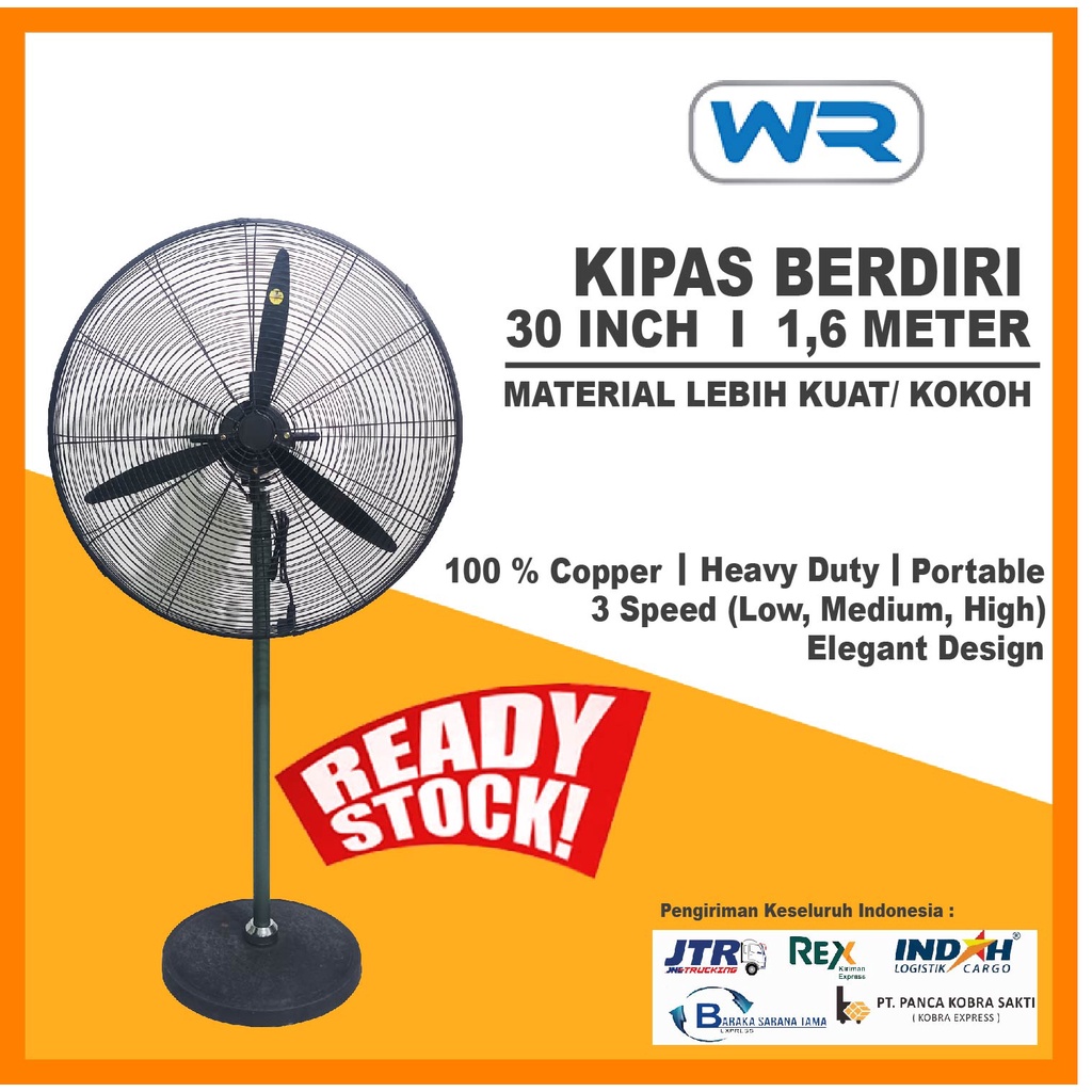 Jual Stand Fan / Kipas Berdiri / Kipas Angin Berdiri 30'' Stand Fan ...