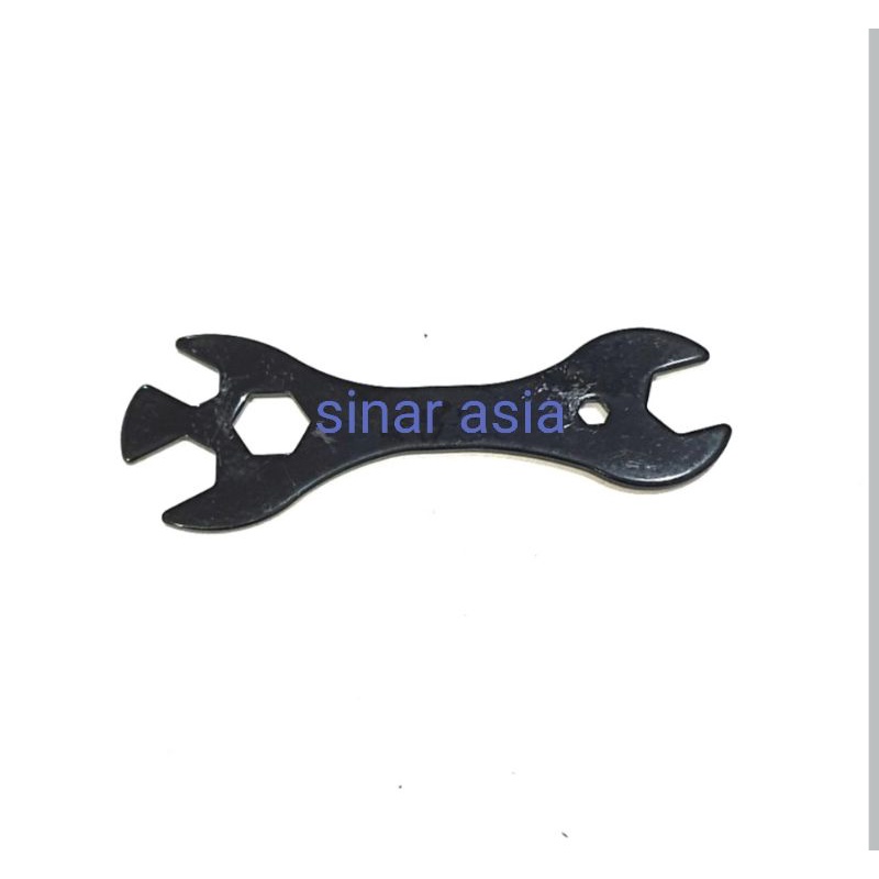 Kunci kones sepeda / toolkit 5 in 1 ( panj 13cm )- plat steel