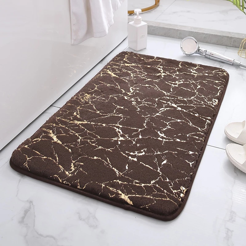 Memory Foam Mat Marble / Keset Kaki Rumah Dapur Pintu Kamar Anti Selip Halus Tebal