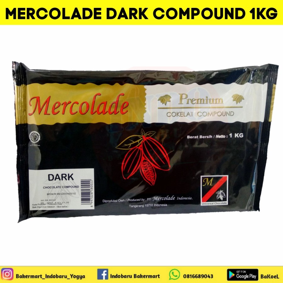 

Coklat Batang Mercolade Dark 1kg