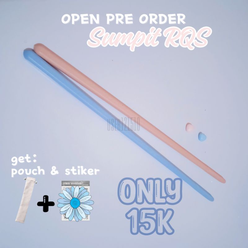 SUMPIT SEVENTEEN CARAT ROSE QUARTZ SERENITY PINK BIRU SUMPIT KOREA SVT