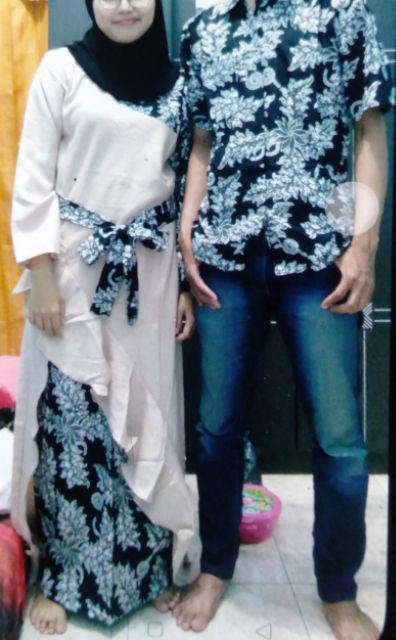 Maura Couple - Sania Ruffle Batik Couple Ori Ndoro Jowi Dnt Garansi Termurah
