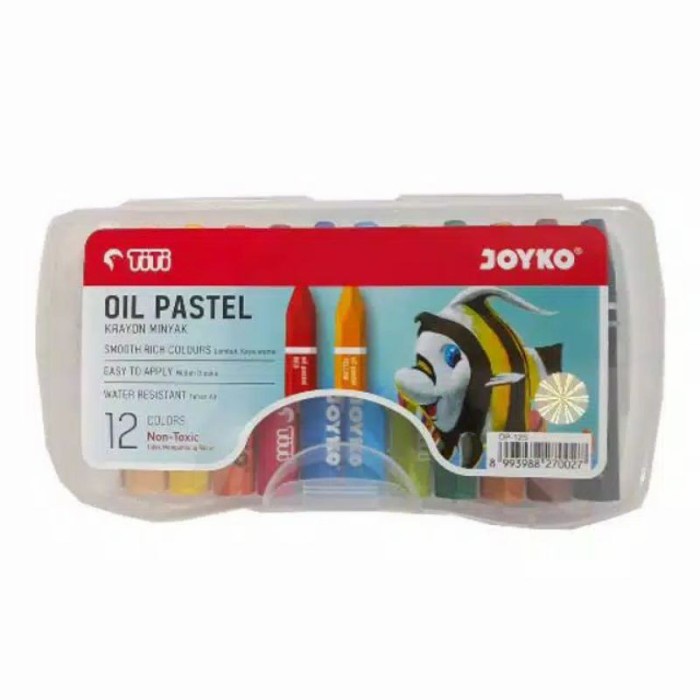 

Gaya Krayon Titi Joyko Oil Pastel 12 Warna Limited