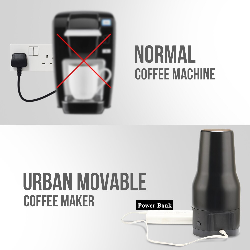 ICafilas Travel Camping Outdoor Portable K Cup Coffee Machine Automatic Urban Big Capacity Coffee