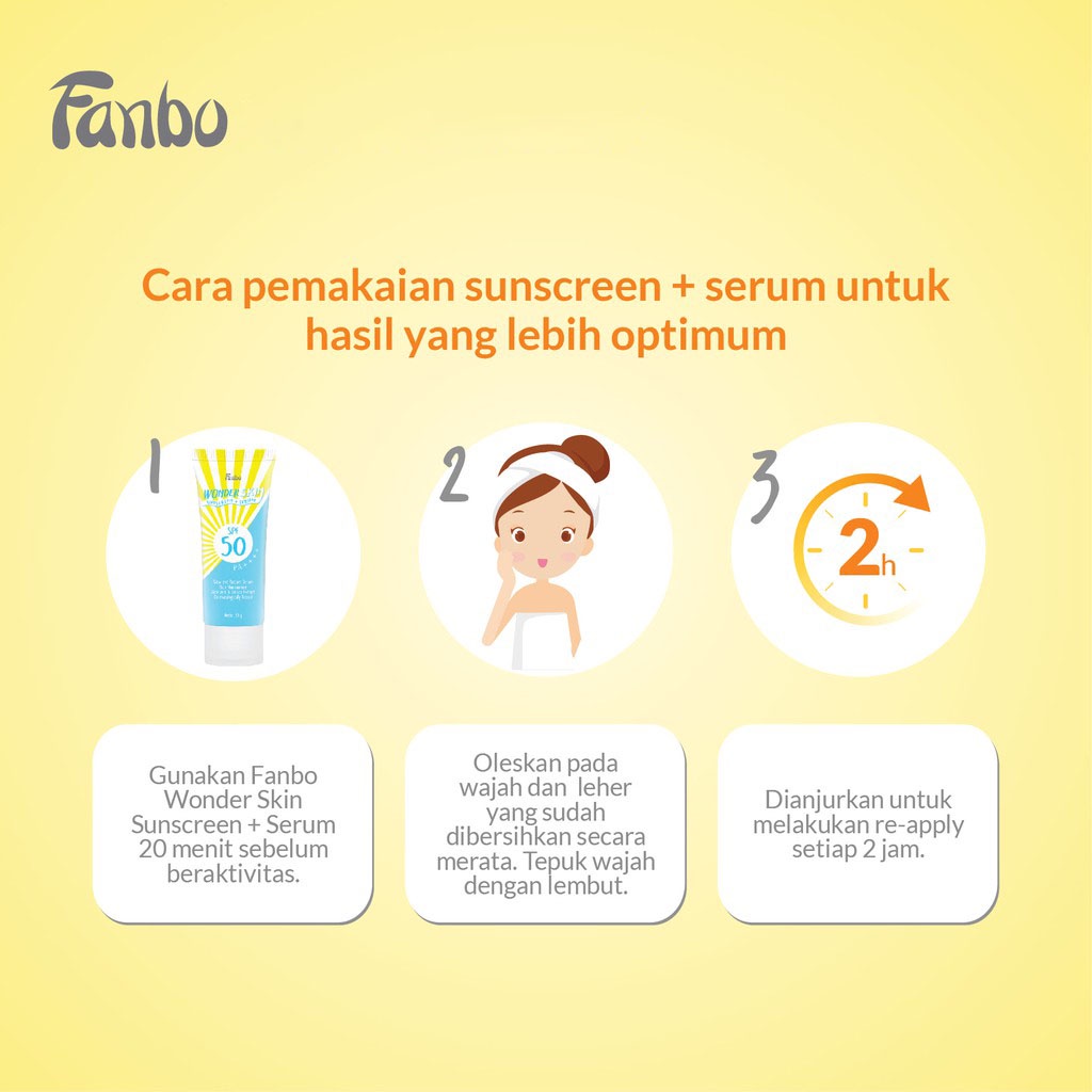 Fanbo Wonder Skin Sunscreen &amp; Serum