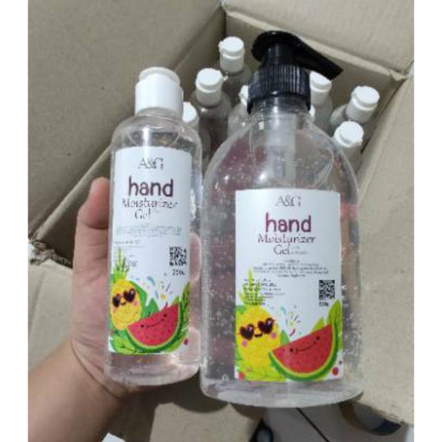 hand sanitizer gel A&G 100ml 250ml 500ml (BPOM) | Shopee