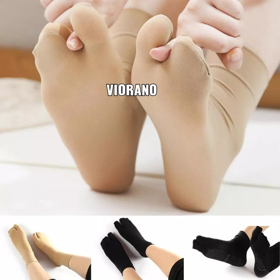 Kaos Kaki Wanita Jempol Diatas Mata Kaki Kaos Kaki Kulit Jari Jempol Polos Muslimah Kaus Kaki Hijab Woman Socks FingerTumb Stocking Import Quality