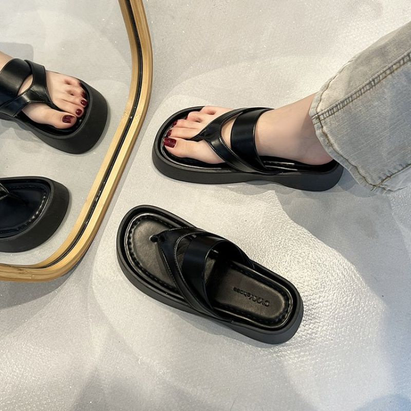 SN599 - Sandal Wedges Anti Licin Fashion Wanita