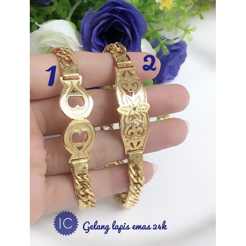 gelang emas 24k
