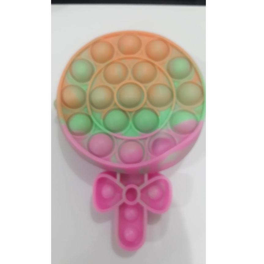 TAS POP IT ANAK MOTIF UNICORN GELEMBUNG SENSORY MAINAN ANAK SIZE KECIL M6L2