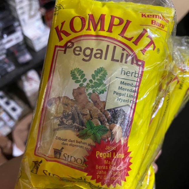 ECER JAMU KOMPLIT PEGAL LINU