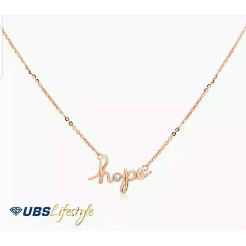 kalung emas 375 UBS hope