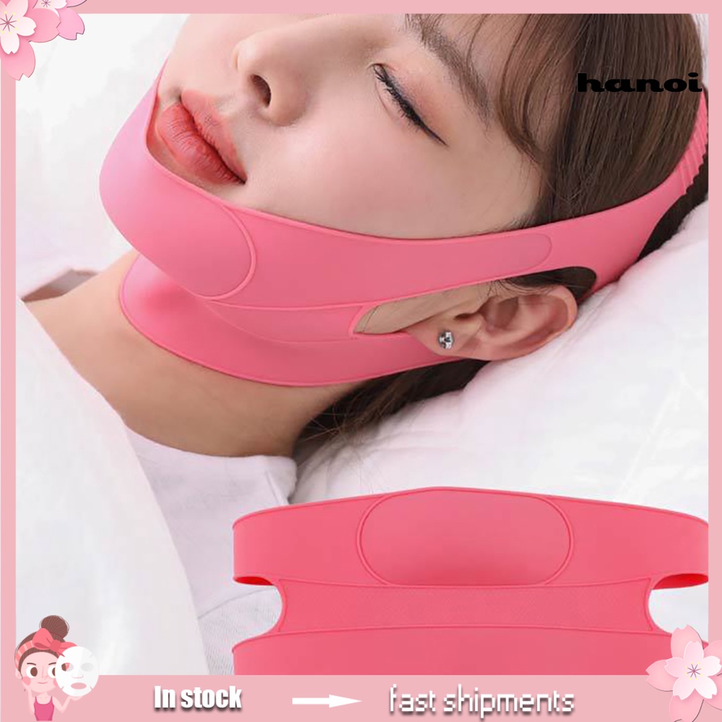 HQTM_Bandage Effective Breathable Adjustable Design Facial Slimming Strap Face for Home